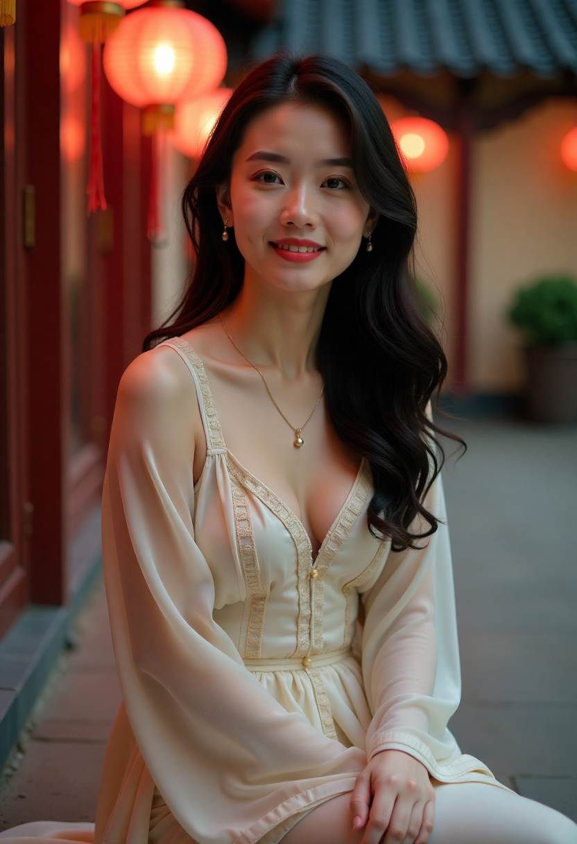 古风漫剧中的书信与灯火